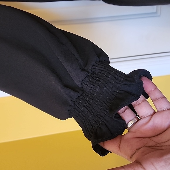 Nine West Black Long Sleeve Swing Dress - Picture 5 of 12